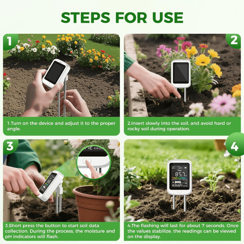 itoolmax soil moisture meter for indoor outdoor