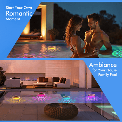 itoolmax solar floating lights for swimming pool