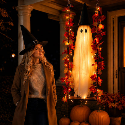 itoolmax swinging ghost halloween decor put in yard