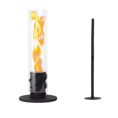itoolmax tabletop fireplace with flame guard first