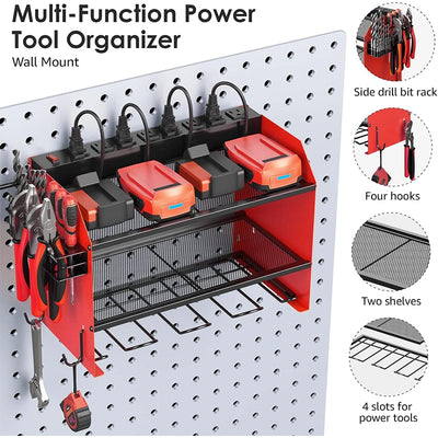 itoolmax power tool organizer diy hook