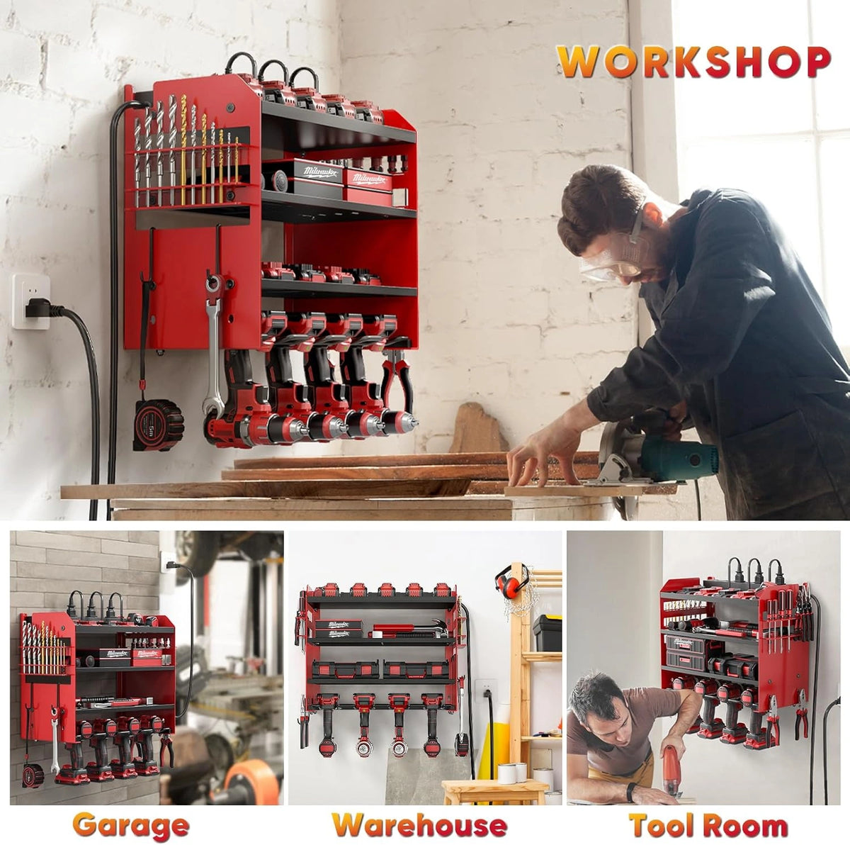 power tool organizer workshop