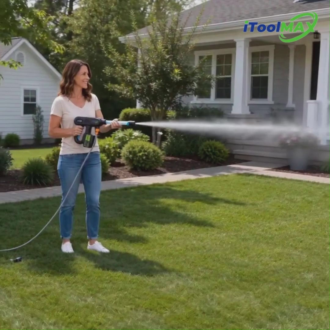 Load video: High-Pressure Washer 3.0 with Brushless Motor