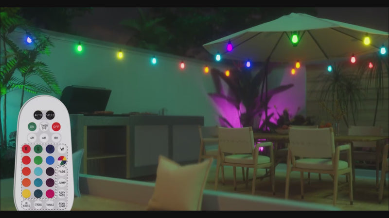 smart rgb outdoor string lights new itoolmax