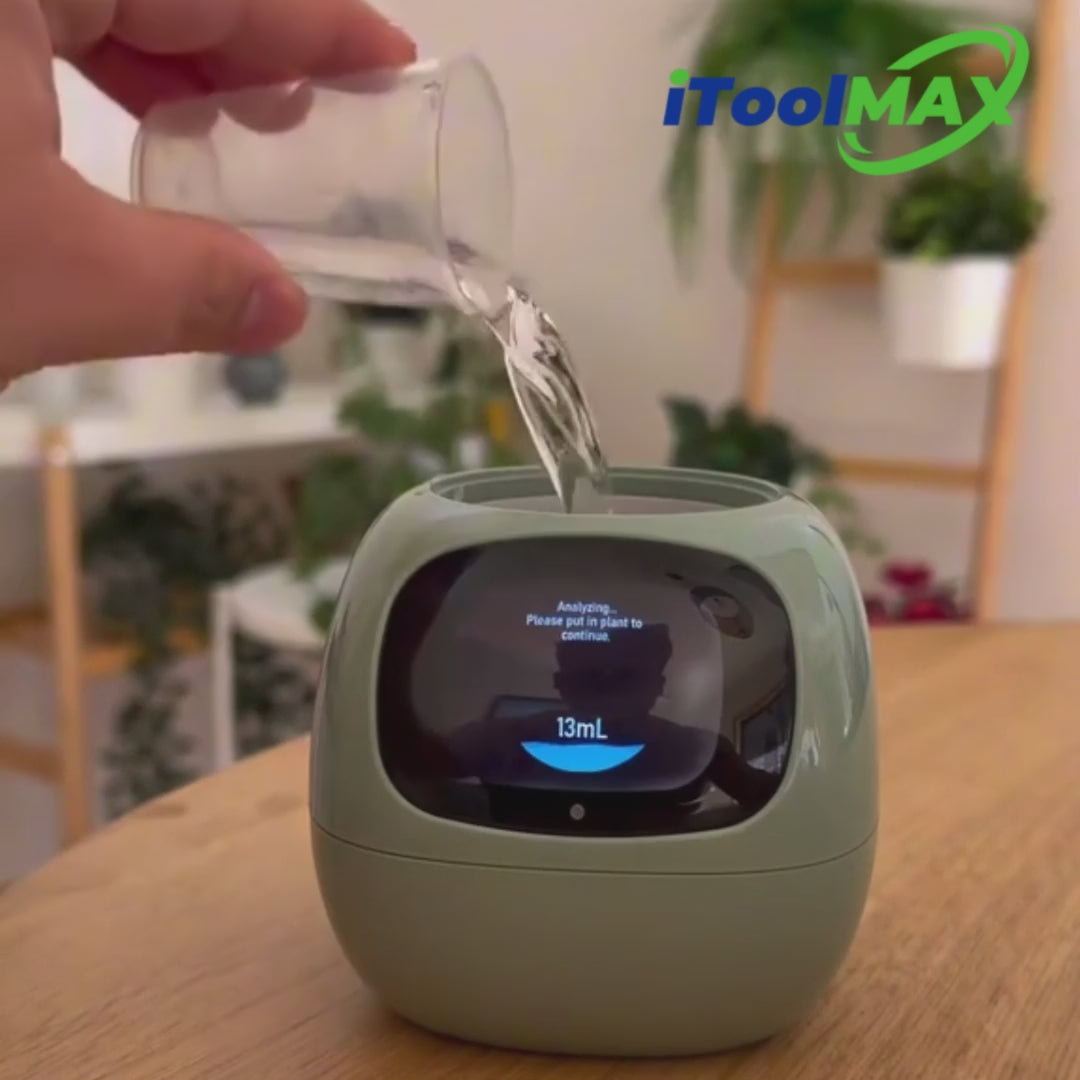 Load video: itoolmax smart plant pot with app remote control video show