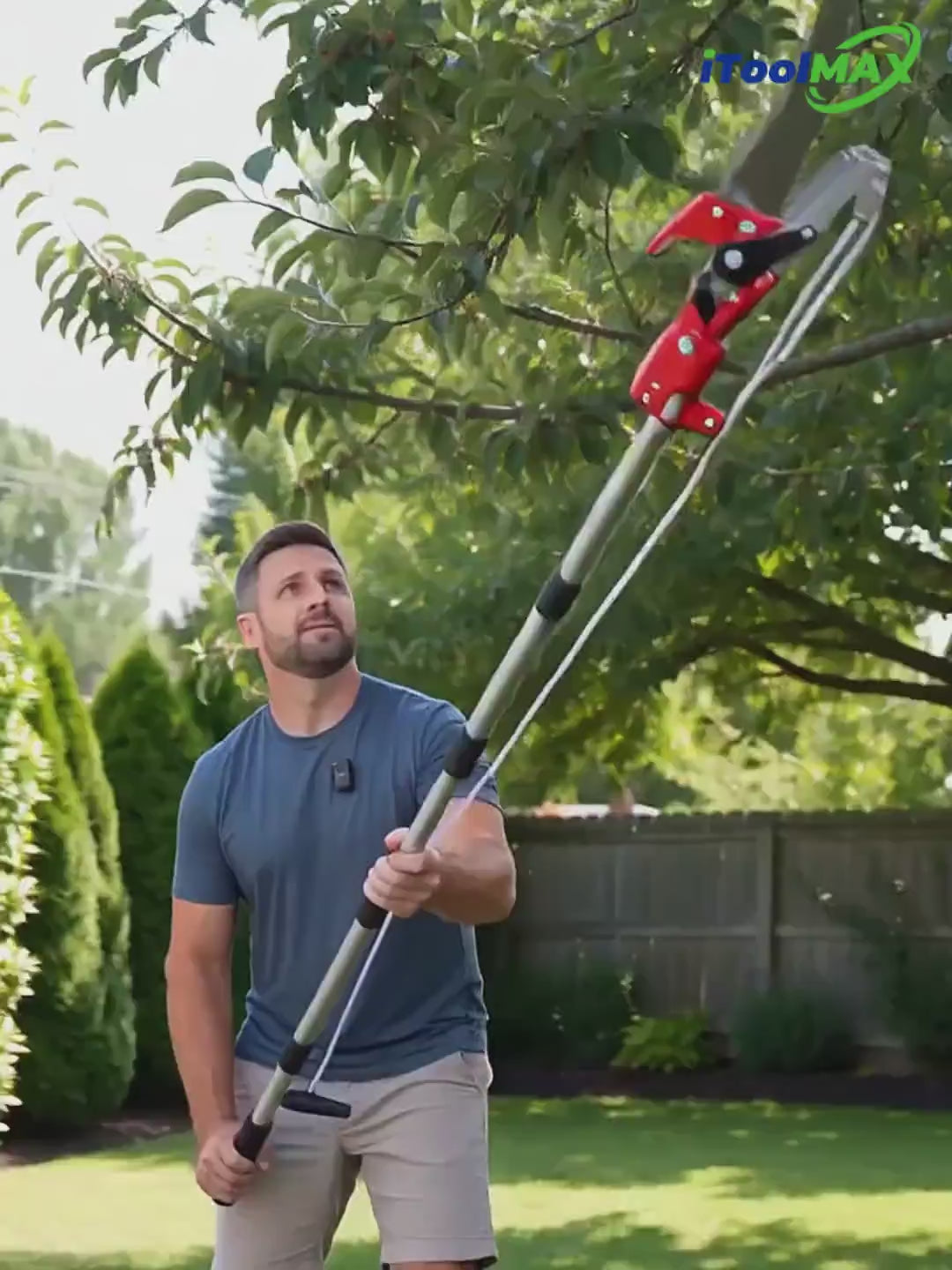 Load video: itoolmax 2 in 1 tree trimmer video