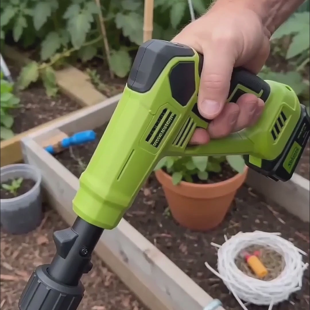 Cargar video: itoolmax Cordless Tiller Cultivator
