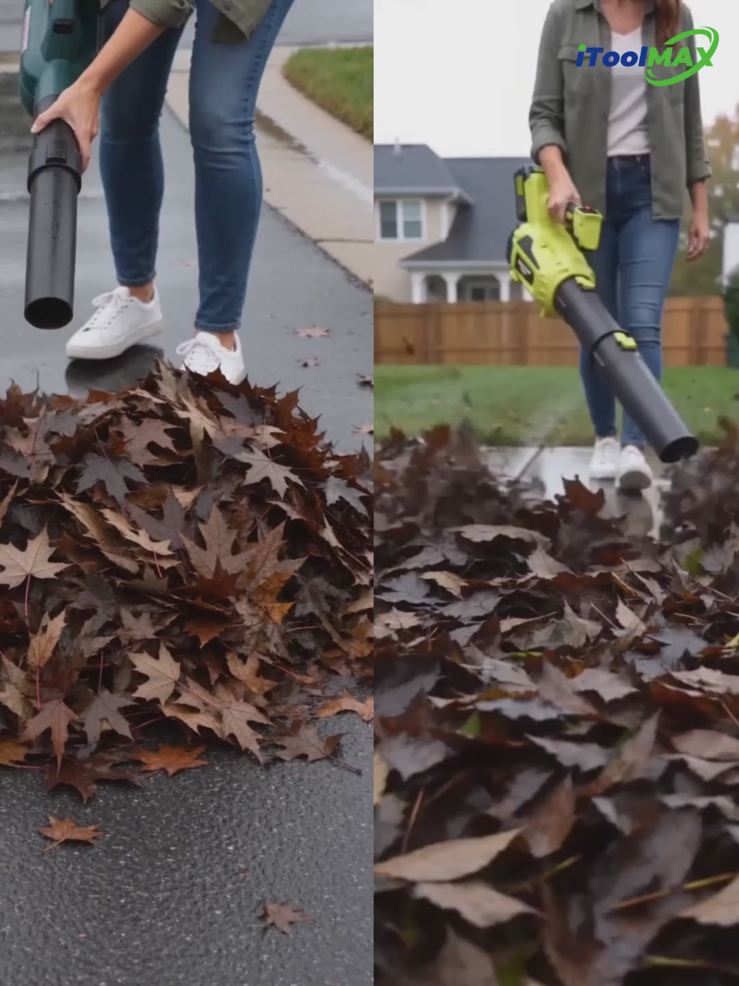Load video: itoolmax 720cfm cordless electric leaf blower product video