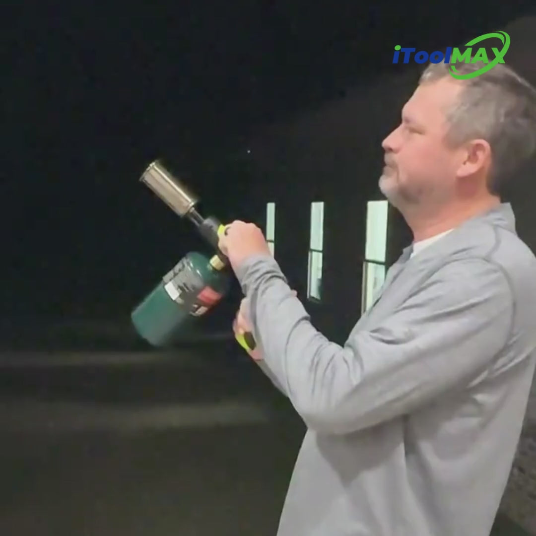 Load video: itoolmax blow torch for bbq weeding snow removal