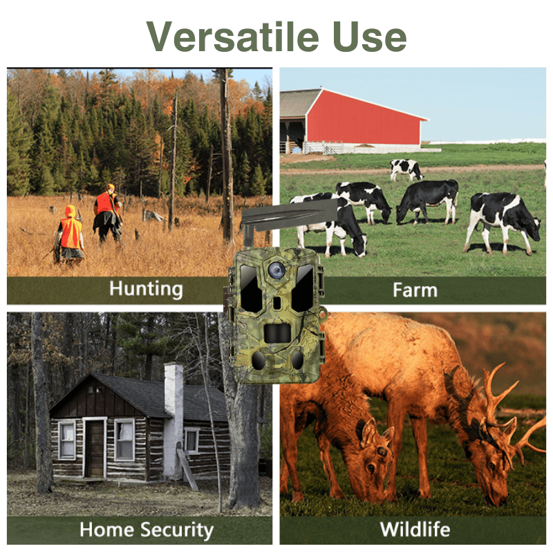 solar cellular trail camera versatile use itoolmax